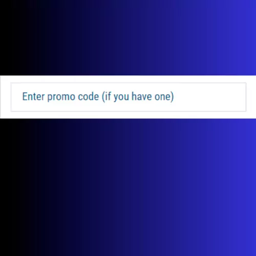 Enter the promo code